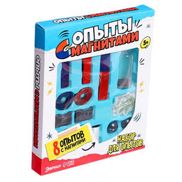 Набор для опытов «Опыты с магнитами, 8 опытов»