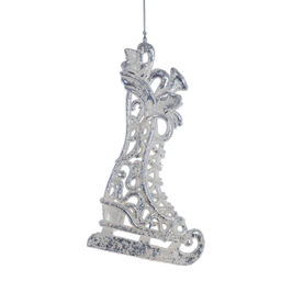 Украшение новогоднее "Коньки" L9 W1 H17 см, 3 в.