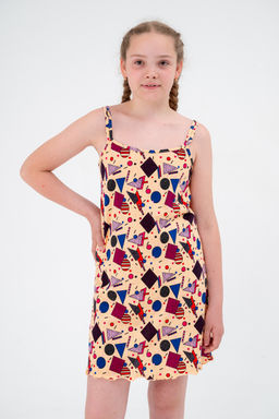 Ночная сорочка детская из кулирки Оливия мозайка - Амадэль фото 5