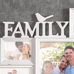 Фоторамка коллаж Семья 55x61 см / Z017-1 /уп 12/9 фото - Галеонтрейд фото 6