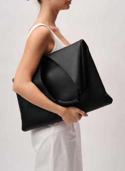 Кожаная сумка Luna DBR 31373 черный фото 8