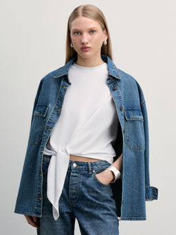 Футболка с завязками / Zarina  фото 2