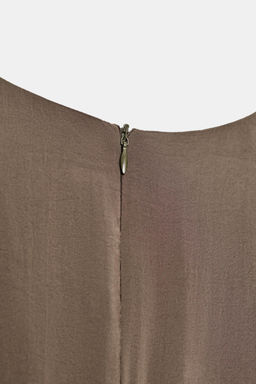 FLOWING SHORT DRESS WITH RUFFLES - Zara фото 8