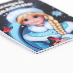 Цена за 32 ш. Блокнот детский, А7, 16 листов С Новым годом! МИКС