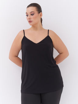 Топ из холодного трикотажа MT10107BLK01