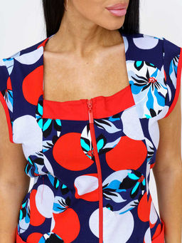 Халат женский, цвет синий