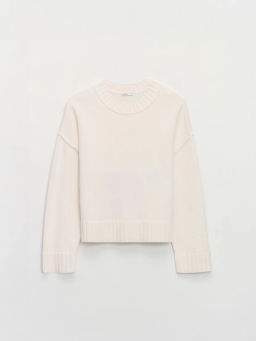 Вязанный джемпер с хлопком в составе / Zarina  фото 7