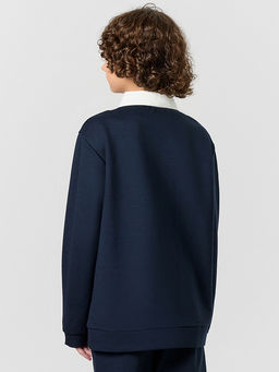 Джемпер для мальчиков синий - Mark formelle фото 2