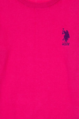 Базовый свитер фиолетового цвета для девочки Неожиданная скидка в корзине - U.s. polo assn фото 3