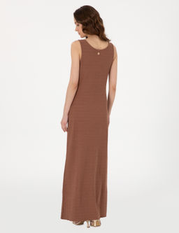 Kahverengi Slim Fit _rme Elbise