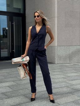 Костюм DilanaVIP 2120 темно-синий - Dilana vip фото 5