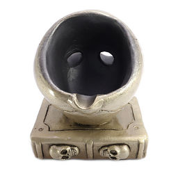 Пепельница Череп на книге - защита от врагов видимых и не видимых h-12см ХРУПКОЕ