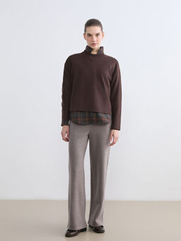 Bisiklet Yaka Kad?n Sweatshirt