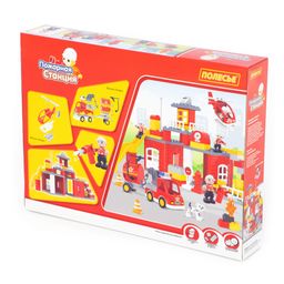 Конструктор Макси - Пожарная станция (95 элементов) (в коробке) - Полесье фото 2