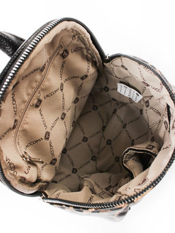 LACCOMA рюкзак Мэри-HL040-леопард темно-коричневый эко кожа хлопок фото 5