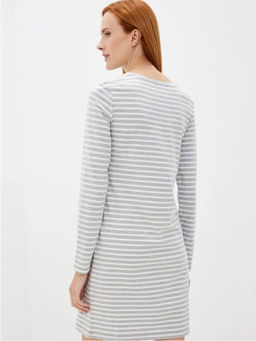 Платье прямого кроя в полоску - Incity фото 5