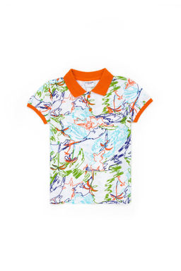 Оранжевая футболка-поло для мальчика Неожиданная скидка в корзине - U.s. polo assn фото 2