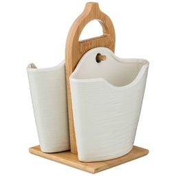 ПОДСТАВКА ДЛЯ СТОЛОВЫХ ПРИБОРОВ LEFARD NATIVE 14*11 СМ. ВЫСОТА=18 СМ.