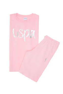 K_z _ocuk Somon Pijama Tak_m_ Sepette S_rpriz _ndirim - U.s. polo assn фото 9