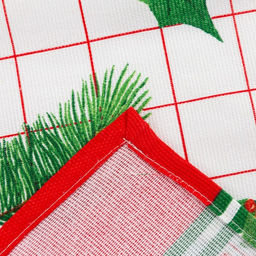 Скатерть новогодняя Доляна New Year 146х220см, 100%хл, рогожка 164 г/м2  фото 9