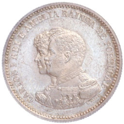 Монета 200 рейс 1898 года Португалия 400 лет Открытию Индии