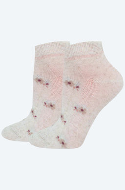 Цена за 2 шт. Женские укороченные носки с добавлением вискозы и льна Брестские