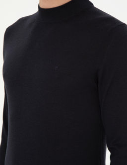 Темно-синий зауженный свитер - Cacharel фото 7