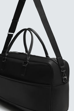 BOLSO DE VIAJE T?CNICA / Negro - Zara фото 3