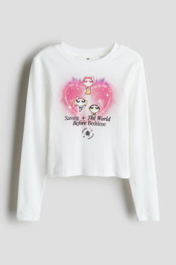Camiseta de punto con motivo estampado - H&m фото 2