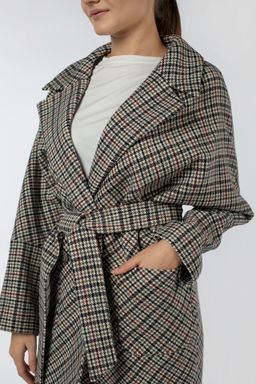 Пальто женское демисезонное (пояс) - El podio фото 7