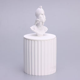 Ароматическая свеча в подсвечнике Бог Арес, 13?7 см, цветущий жасмин, соевый воск, 160 г