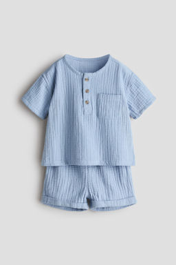 Conjunto de camiseta y pantal?n corto - H&m фото 4