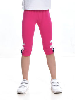 Бриджи для девочки с принтом UD 4003 малина - Mini maxi фото 2