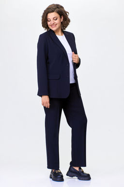 Костюм БелЭльСтиль 203/596 темно-синий однотон  фото 2