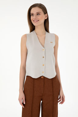 Женский трикотажный жилет с камнями Неожиданная скидка в корзине