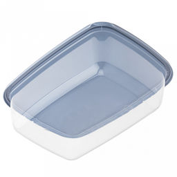 Контейнер для продуктов пластмассовый Романо 1,6л, 23х16,4х6,9см, серо-голубой, подходит для СВЧ (Россия) - Домашняя мода фото 5