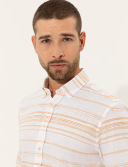 Safran Slim Fit Uzun Kollu G_mlek - Pierre cardin фото 2