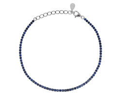 Браслет из серебра куб.циркон., ТФБ-120с