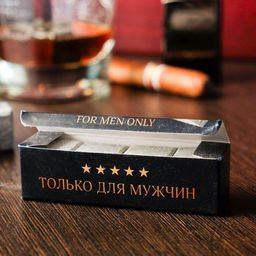 Камни для виски Whiskey stones, натуральный стеатит, 4 шт.