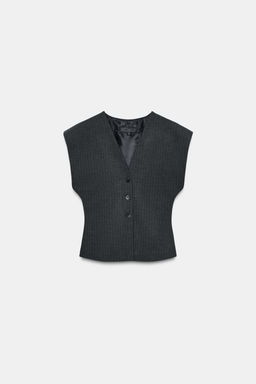 PINSTRIPE WAISTCOAT - Zara фото 5