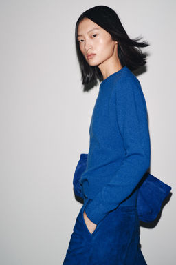 CASHMERE AND WOOL BASIC SWEATER - Zara фото 4