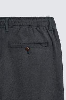 PANTAL?N RELAXED FIT ALGOD?N - LINO / Marr?n - Zara фото 10