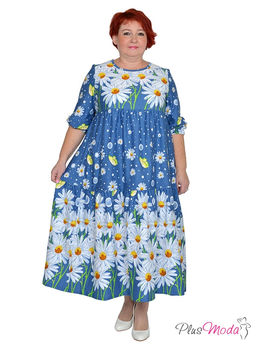 Платье Модель №1502 размеры 44-84 - Plusmoda фото 2