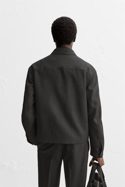 100% WOOL OVERSHIRT - Zara фото 4