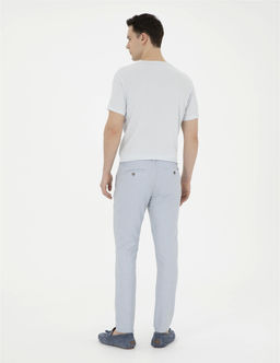 A__k Mavi Slim Fit Kanvas Pantolon - Pierre cardin фото 4