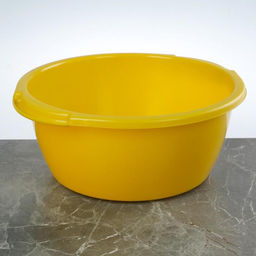 Таз хозяйственный круглый, 13 л, d=38.7 см, h=16.2 см, пластик, МИКС