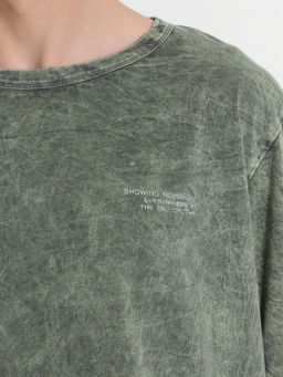 Футболка мужская Mark Formelle серый с принтом из хлопка  фото 4