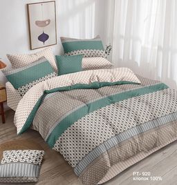 Постельное белье - Поплин Премиум 920 Равновесие 1,5-спальный - Luteks фото 2