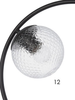 Бра 40281/1W, 1×60 Вт, E27, чёрный