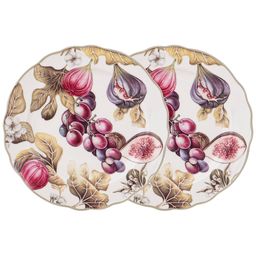 НАБОР ТАРЕЛОК ЗАКУСОЧНЫХ LEFARD VILLAGE ИНЖИР 2 ШТ. 20,5 СМ